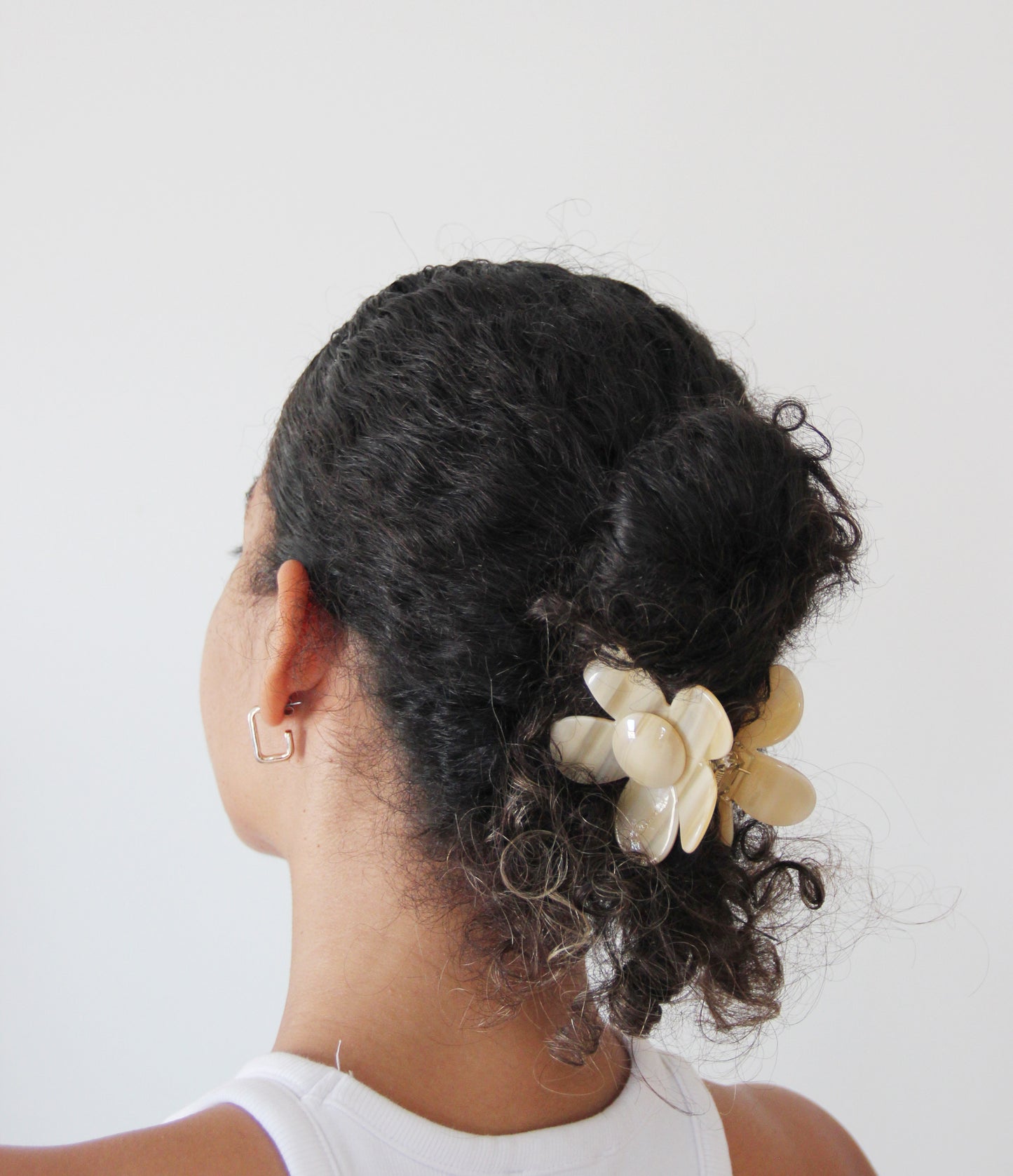 Flower hair clip